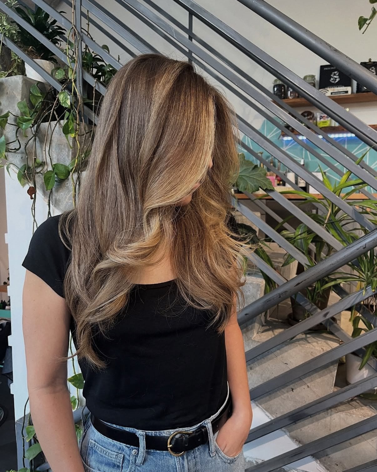 Ash Brown Base With Blonde Highlights Blend — Bronde Hair