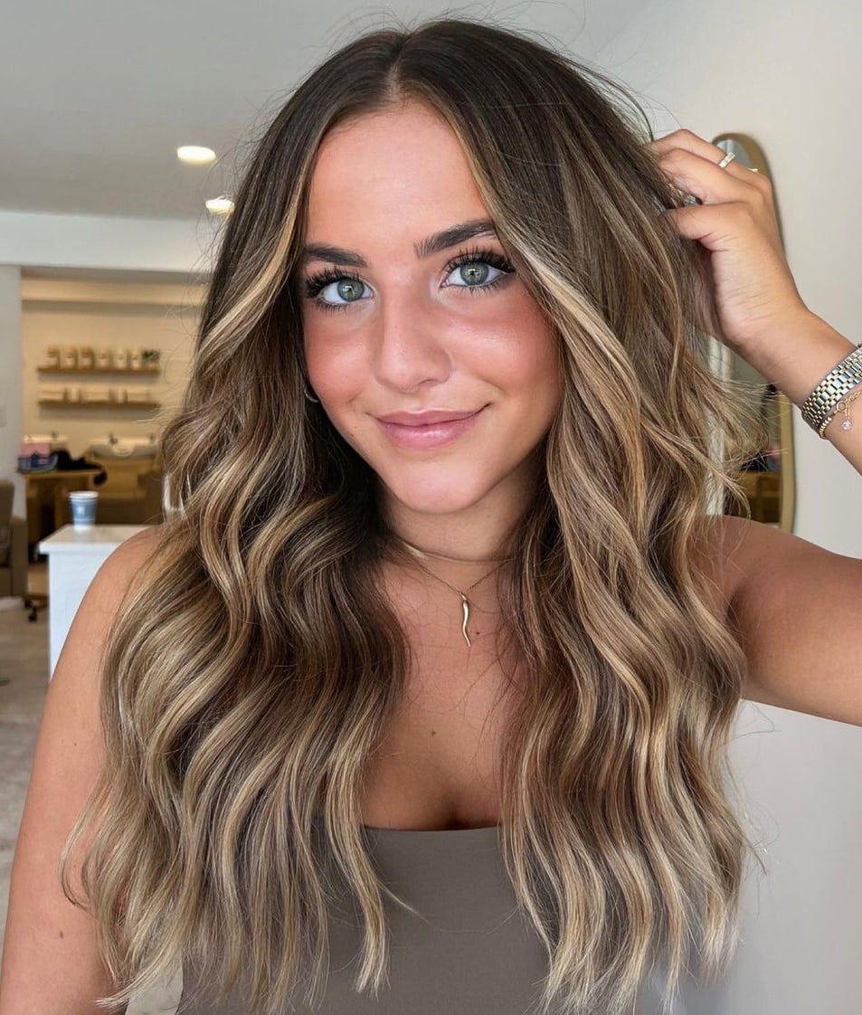 Dark Blonde Base With Lighter Blonde Balayage — Bronde Hair