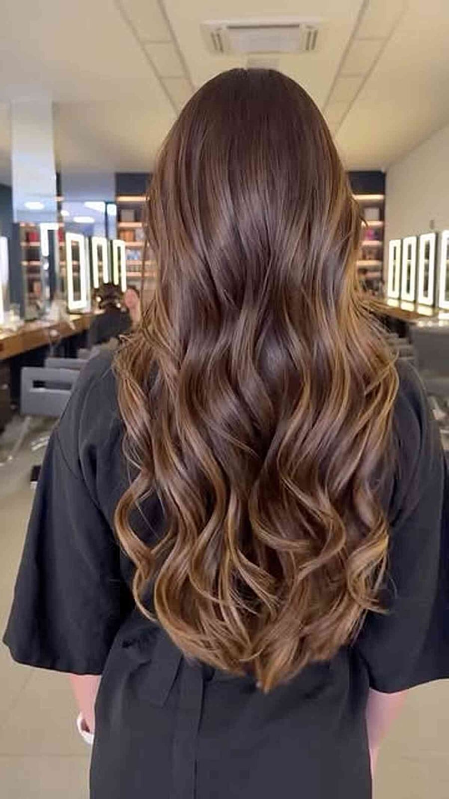 Chocolate Brown With Lighter Brown Balayage Chocolate Brown With Lighter Brown Balayage — Brunette Hair Colors