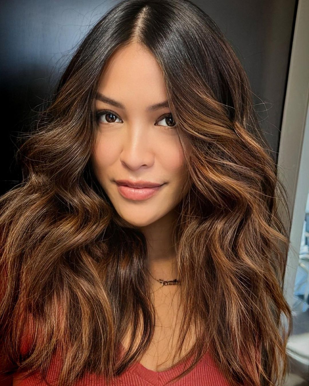 Dark Brown With Honey Blonde Highlights Dark Brown With Honey Blonde Highlights — Brunette Hair Colors