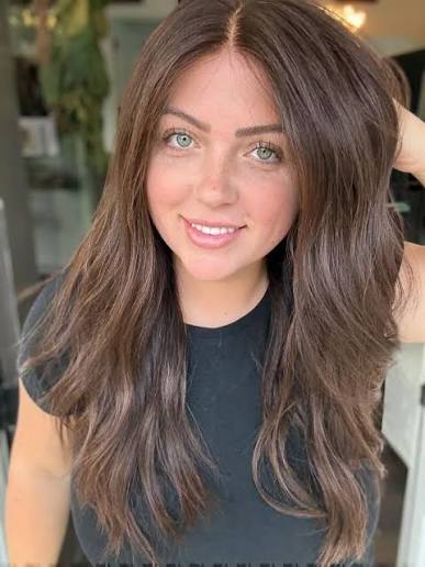 Medium Brown Lighter Brown Highlights Mid-Back Medium Brown Lighter Brown Highlights Mid-Back — Brunette Hair Trends
