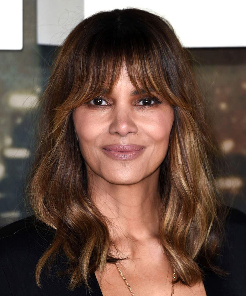 Shoulder Length With Caramel Highlights — Burnished Brunette