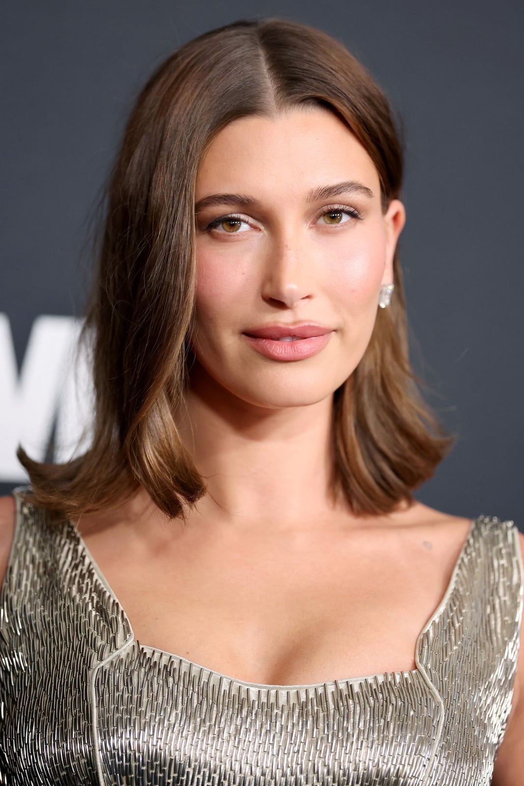 Medium Brown Lob With Milky Tone — Burnished Brunette