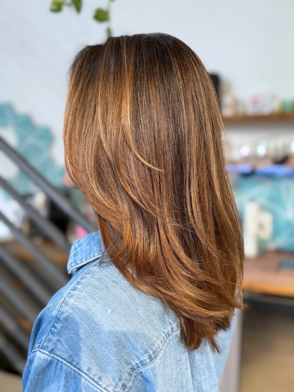 Warm Brown With Copper Highlights — Burnished Brunette
