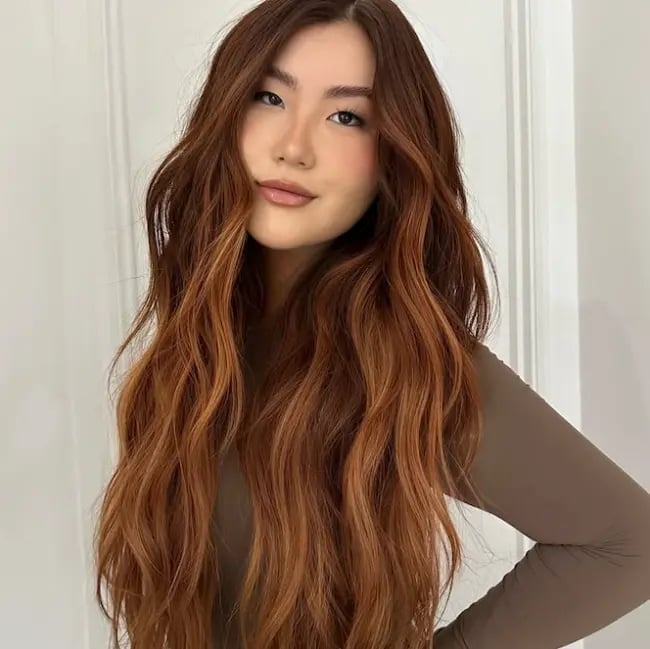 Dark Brown With Subtle Warm Copper Highlights — Burnished Brunette
