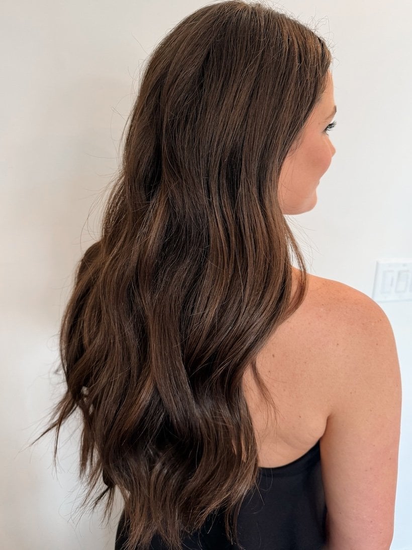 Rich Dark Brown With Natural Shine — Burnished Brunette