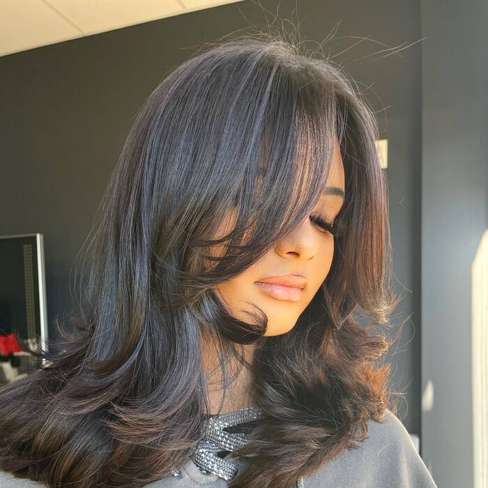 Shoulder Butterfly Cut For Thin Hair — Butterfly Haircut