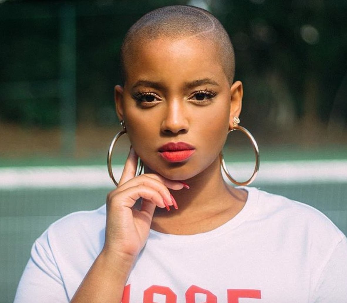 Sharp Lines Black Buzz Cut — Buzz Cut for Women