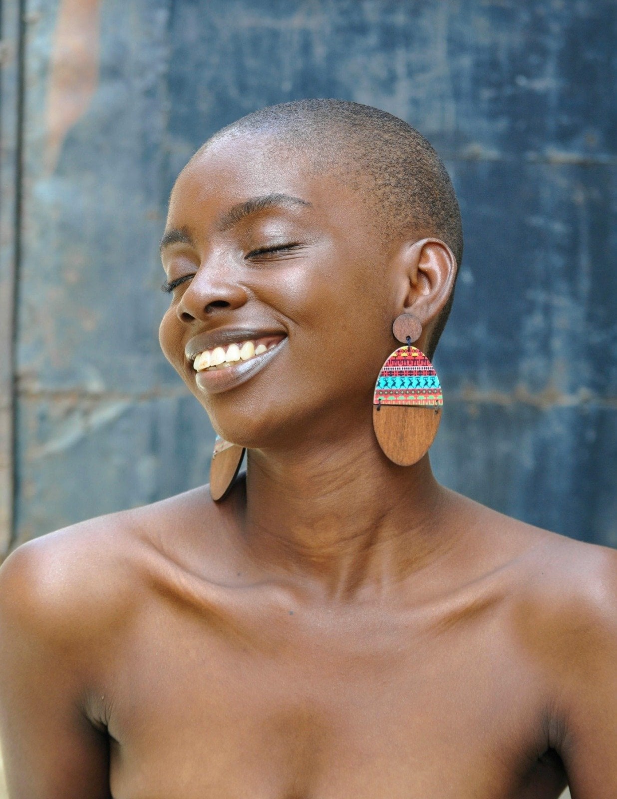 Air Dried Natural Black Coily Buzz Cut — Buzz Cut for Women
