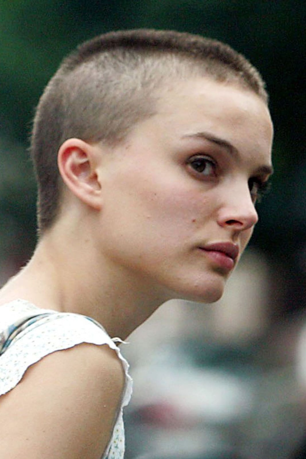 Smooth Dark Brown Buzz Cut Clean Lines — Buzz Cut for Women