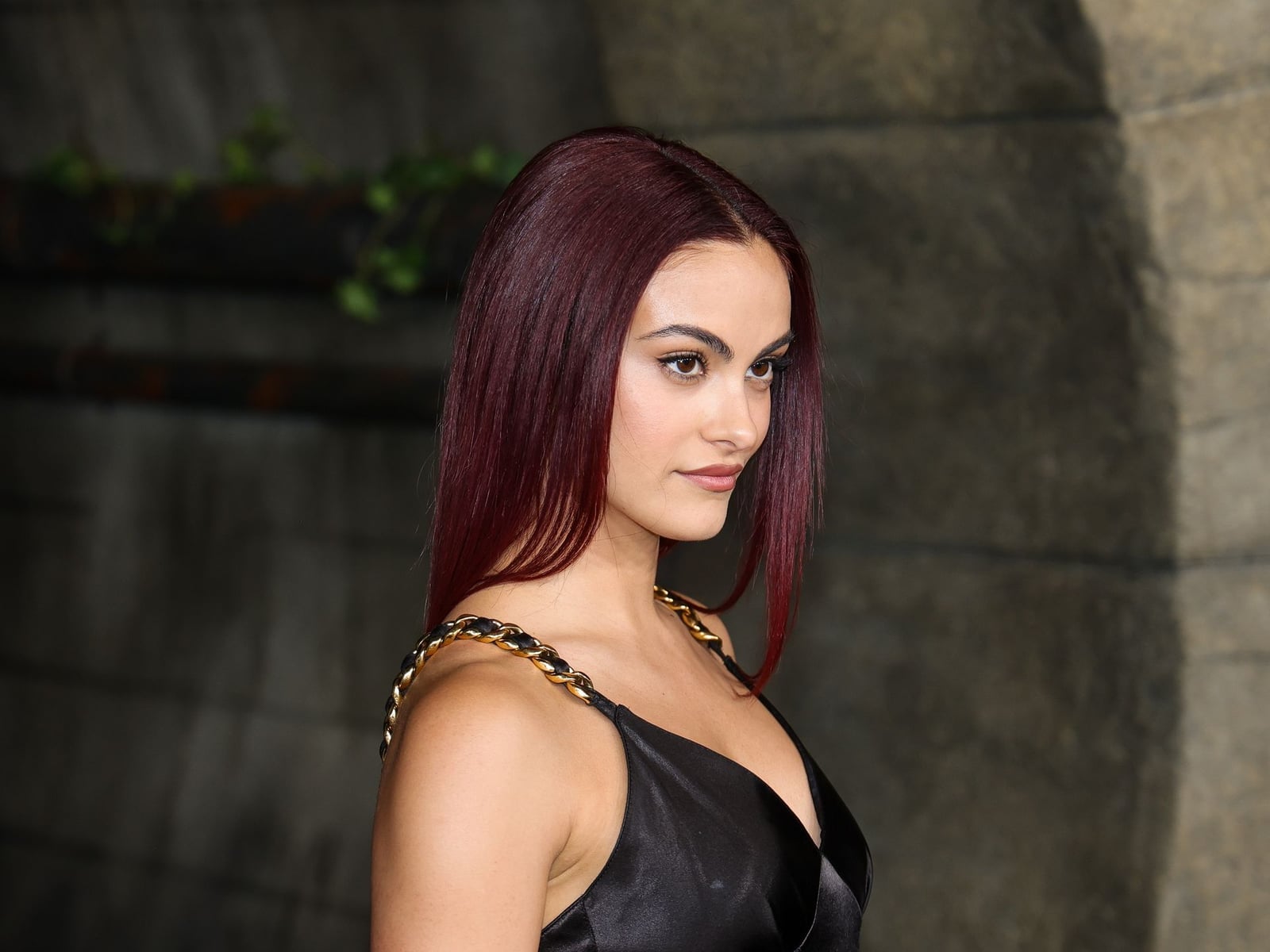 Mid-Back Straight Thick Hair In Deep Cherry Red Mid-Back Straight Thick Hair In Deep Cherry Red — Cherry Cola Hair