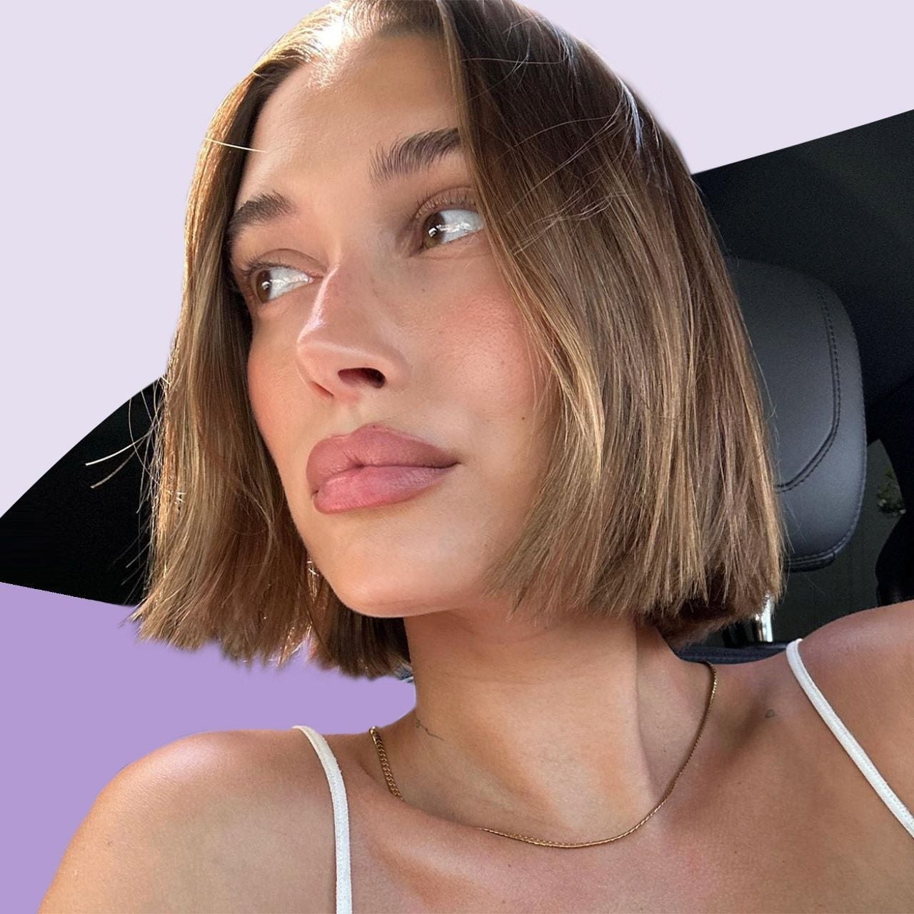 Sleek Chin Bob With Side Part Sleek Chin Bob With Side Part — Chin Length Bob