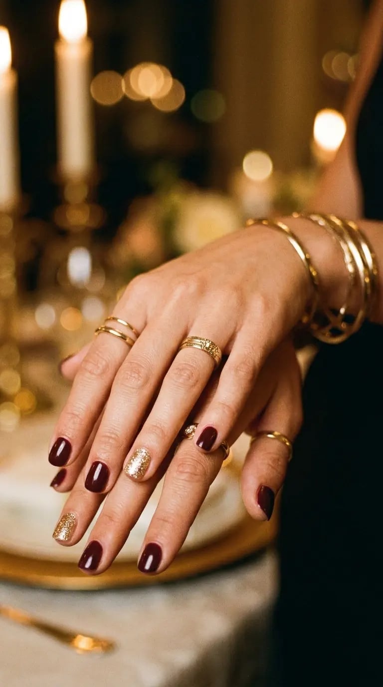 Floral Line Art Short Oval Nails Floral Line Art Short Oval Nails — Classy Short Nails
