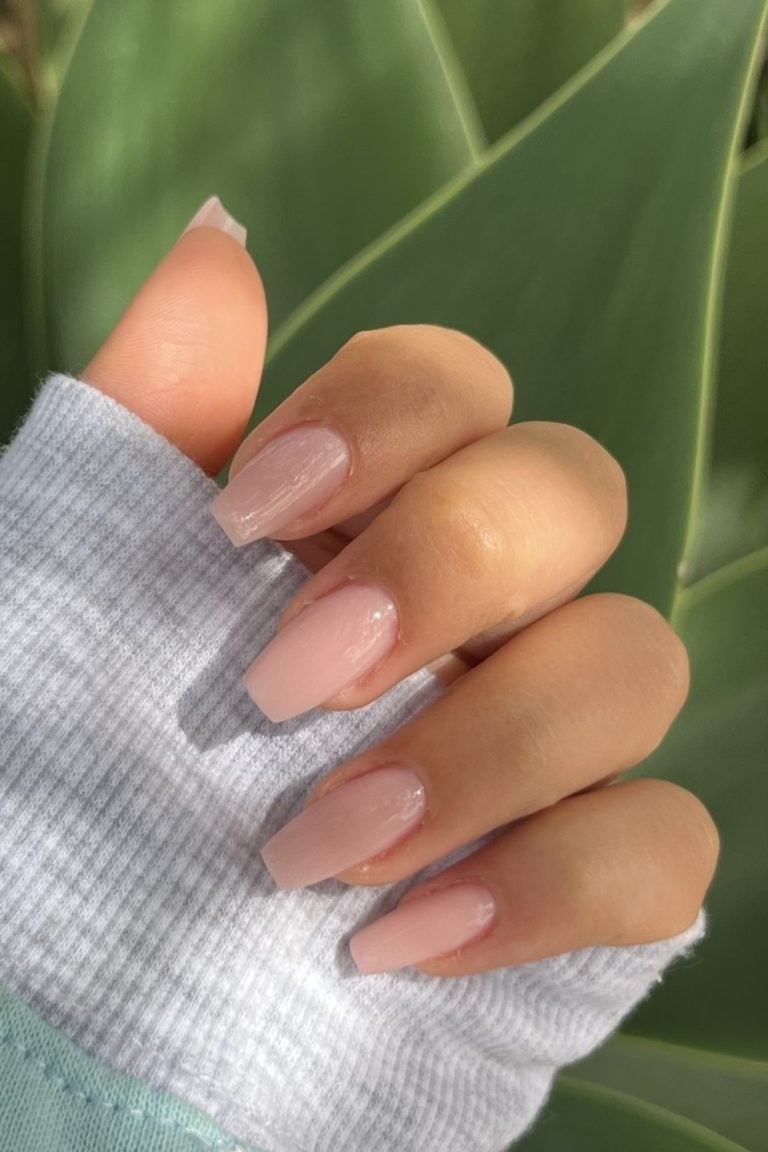 Short Almond Milky French Tips Short Almond Milky French Tips — Clean Girl Nails