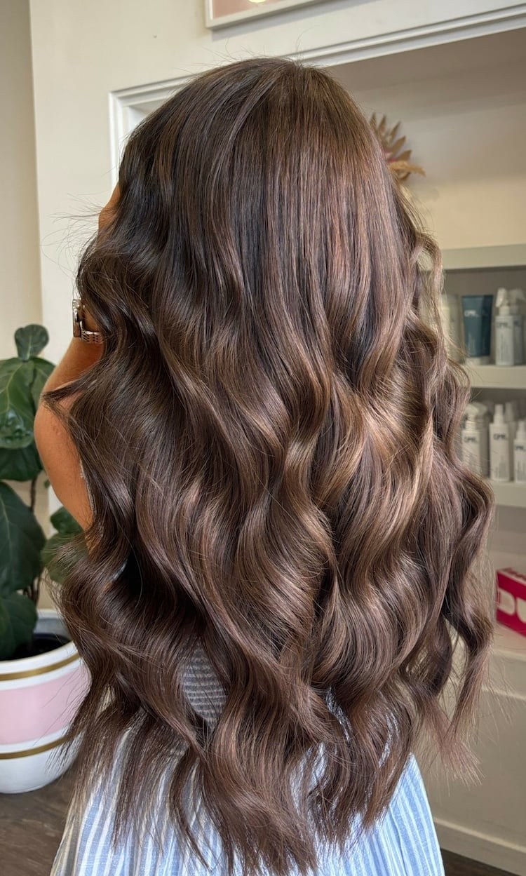 Mid-Back Deep Cocoa Brunette Mid-Back Deep Cocoa Brunette