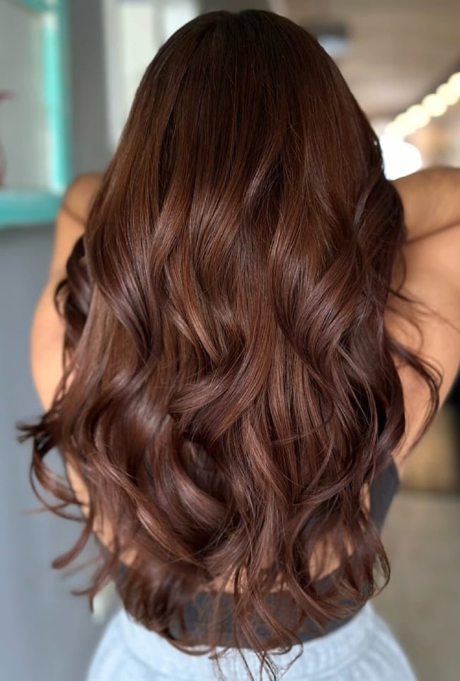Warm Brunette With Subtle Copper Undertones Warm Brunette With Subtle Copper Undertones — Cocoa Brunette
