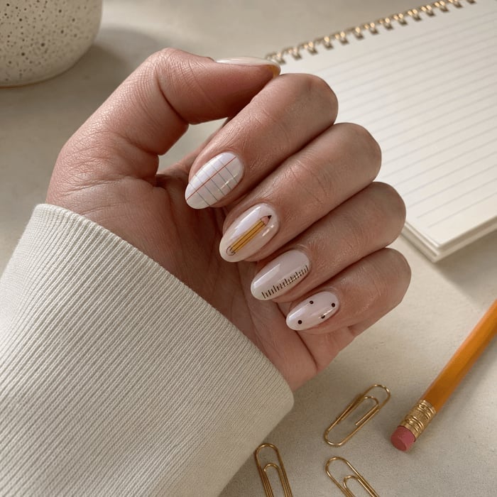 15 Back-to-School Nail Ideas for Students, Parents and Teachers in 2026 - NailStyleLab - Nail Art Inspiration