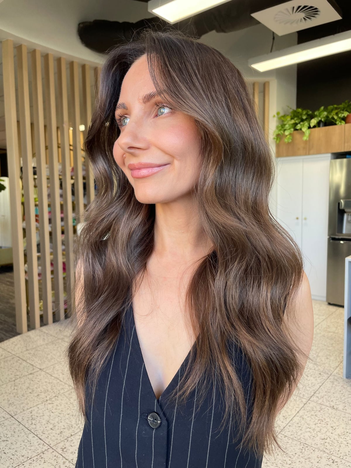 Collarbone Mushroom Brown With Ash Undertones — Cool Brown Hair