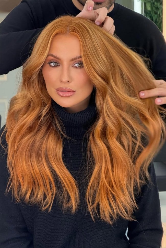 Golden Copper With Lighter Highlights Golden Copper With Lighter Highlights — Copper Hair