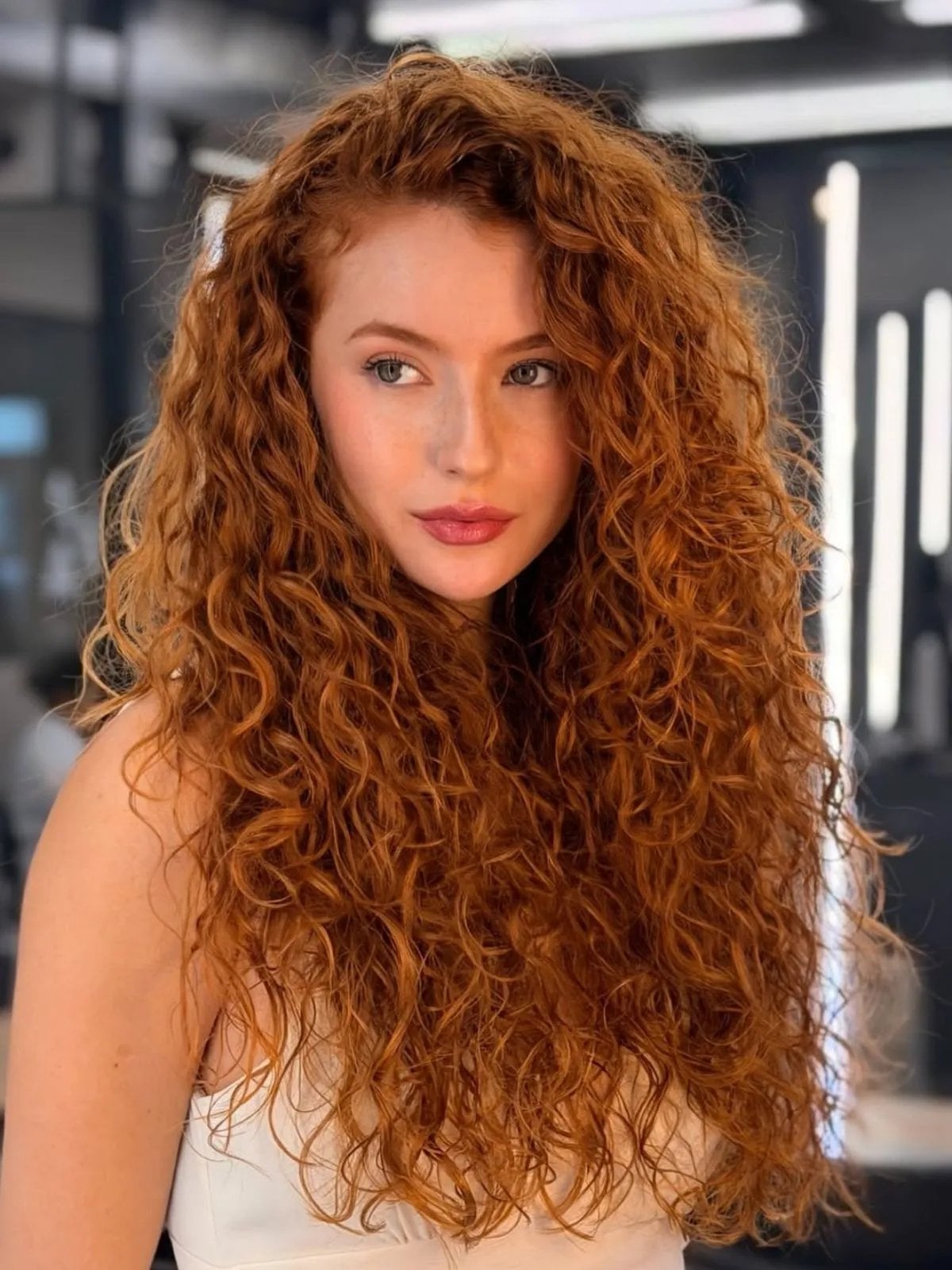 Long Thick Curly Vibrant Copper Long Thick Curly Vibrant Copper — Copper Hair