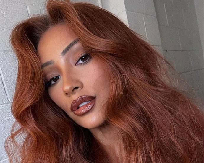 Warm Copper With Face-Framing Layers Warm Copper With Face-Framing Layers — Copper Hair