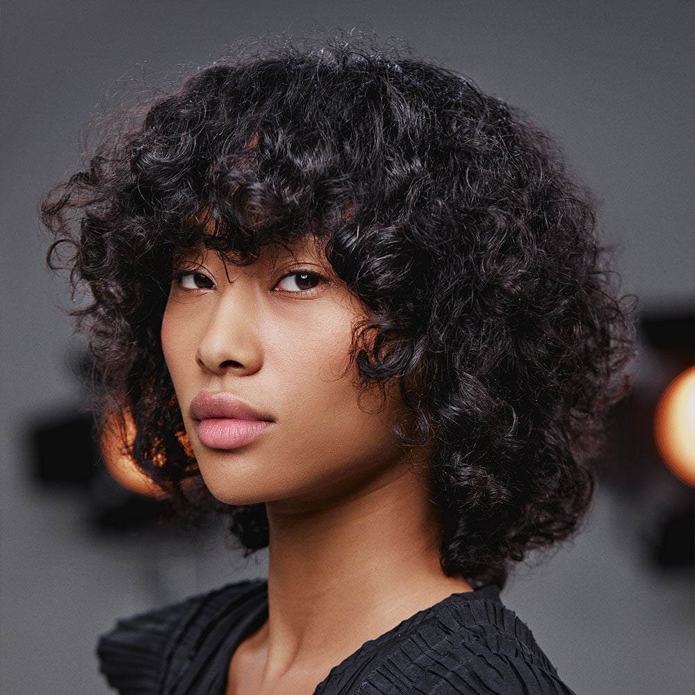 Dark Brown Collarbone Shag With Volume Dark Brown Collarbone Shag With Volume — Curly Shag