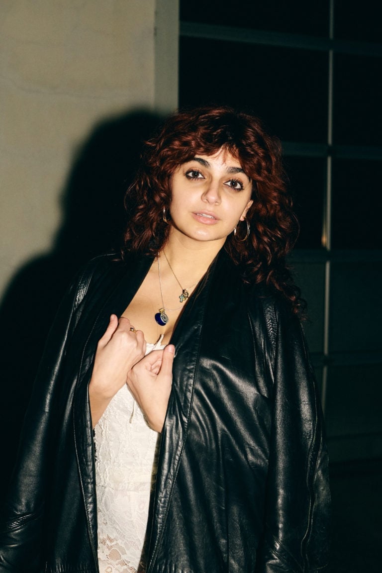 Mid-Back Reddish Brown Wolf Cut With Full Bangs — Curly Wolf Cut