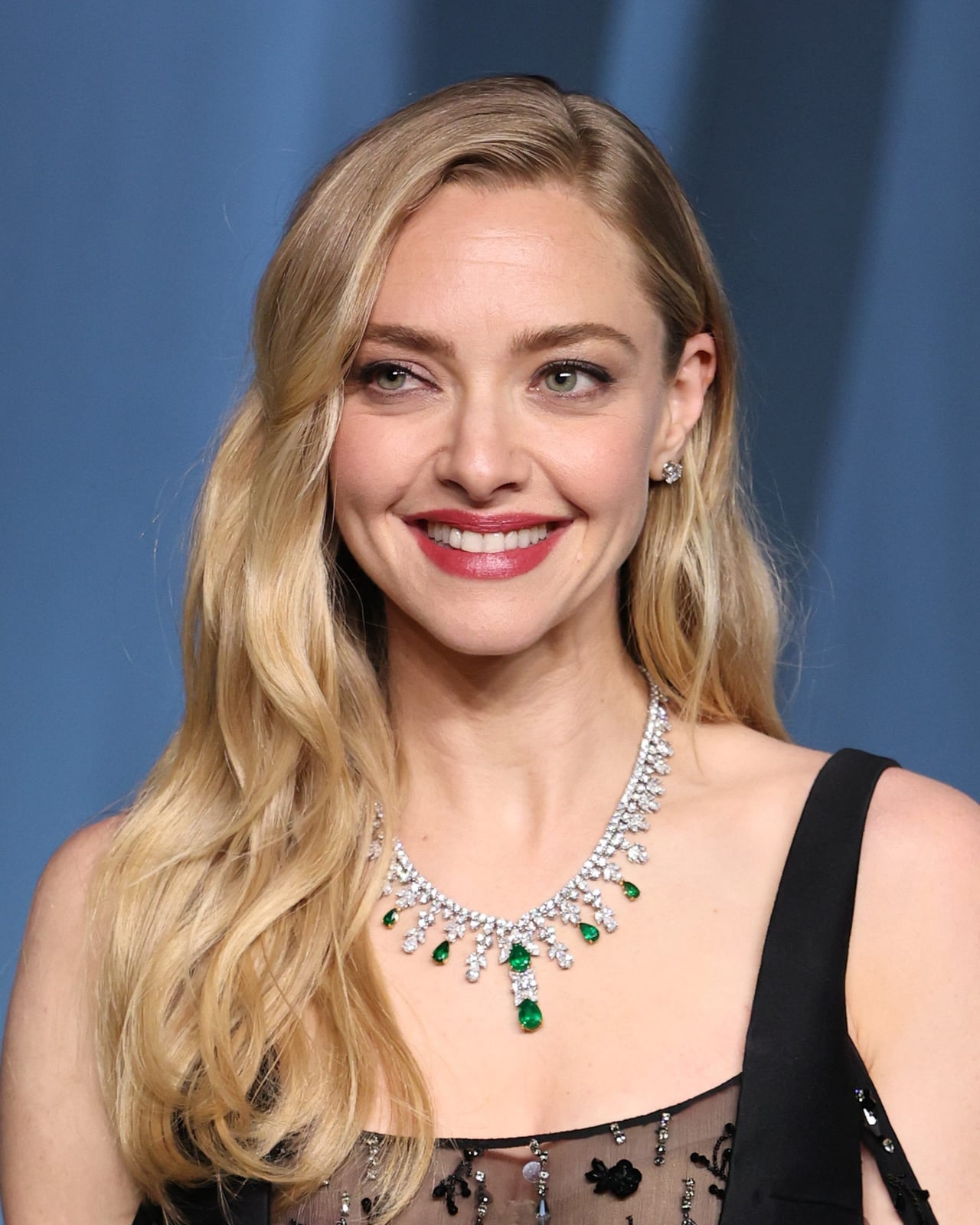 Shoulder Length Layers With Curtain Bangs — Dimensional Blonde