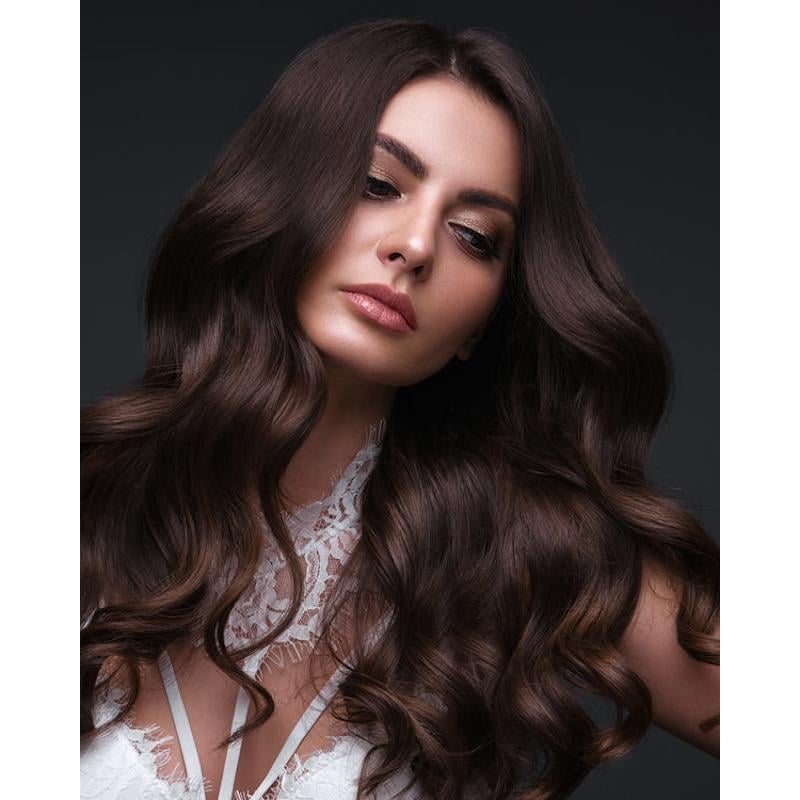 Collarbone Espresso With Soft Waves — Espresso Hair