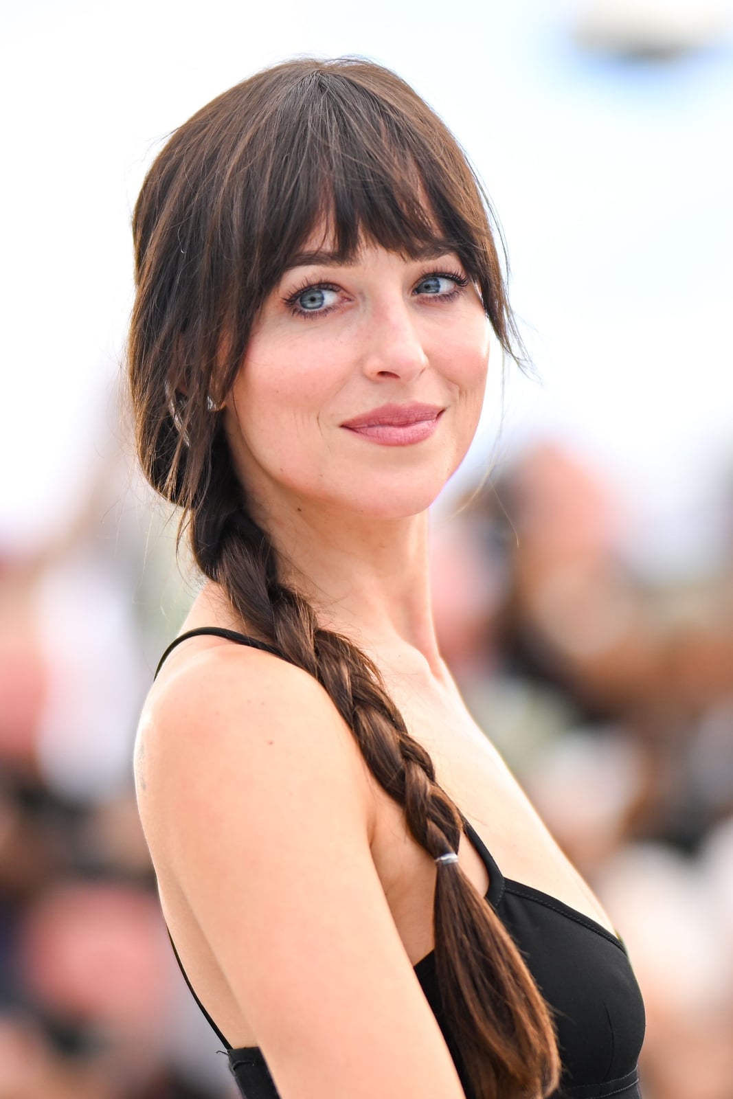 Shoulder Length Braid With Blunt Bangs — Face Framing Bangs