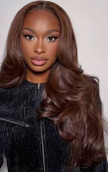 Rich Chocolate Brown Mid-Back Waves Rich Chocolate Brown Mid-Back Waves — Hair Color for Brown Eyes