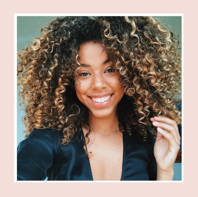Dark Brown With Honey Blonde Highlights, Shoulder Dark Brown With Honey Blonde Highlights, Shoulder — Hair Color for Dark Skin
