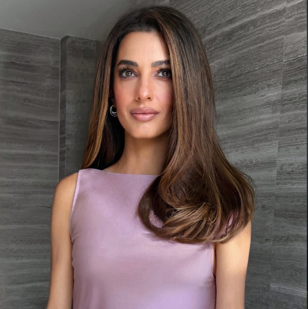 Warm Brown With Subtle Caramel Highlights — Hair Color for Olive Skin