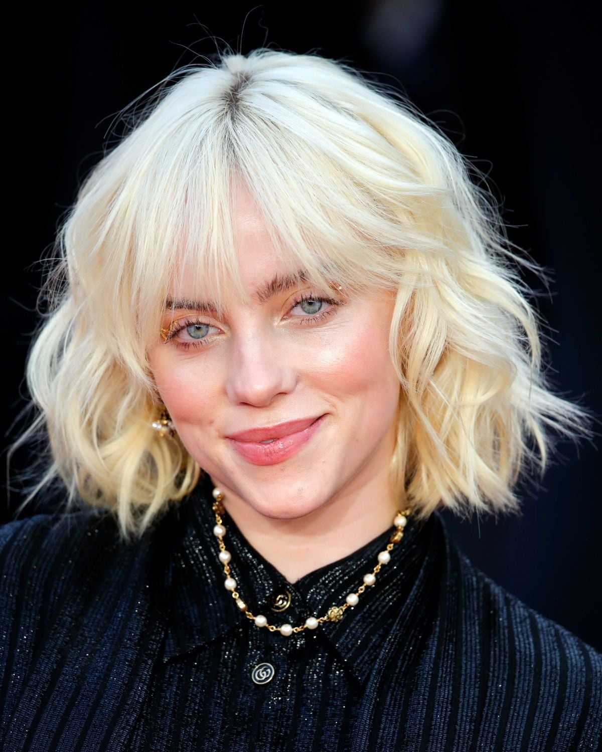 Bright Platinum Blonde Collarbone Bob — Hair Color for Pale Skin