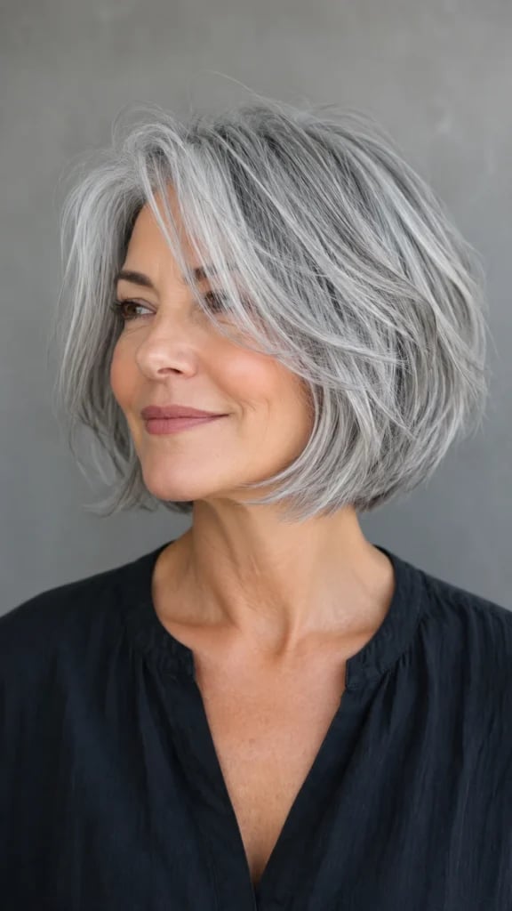 13 Choppy Bob Hairstyle Ideas for Women Over 60