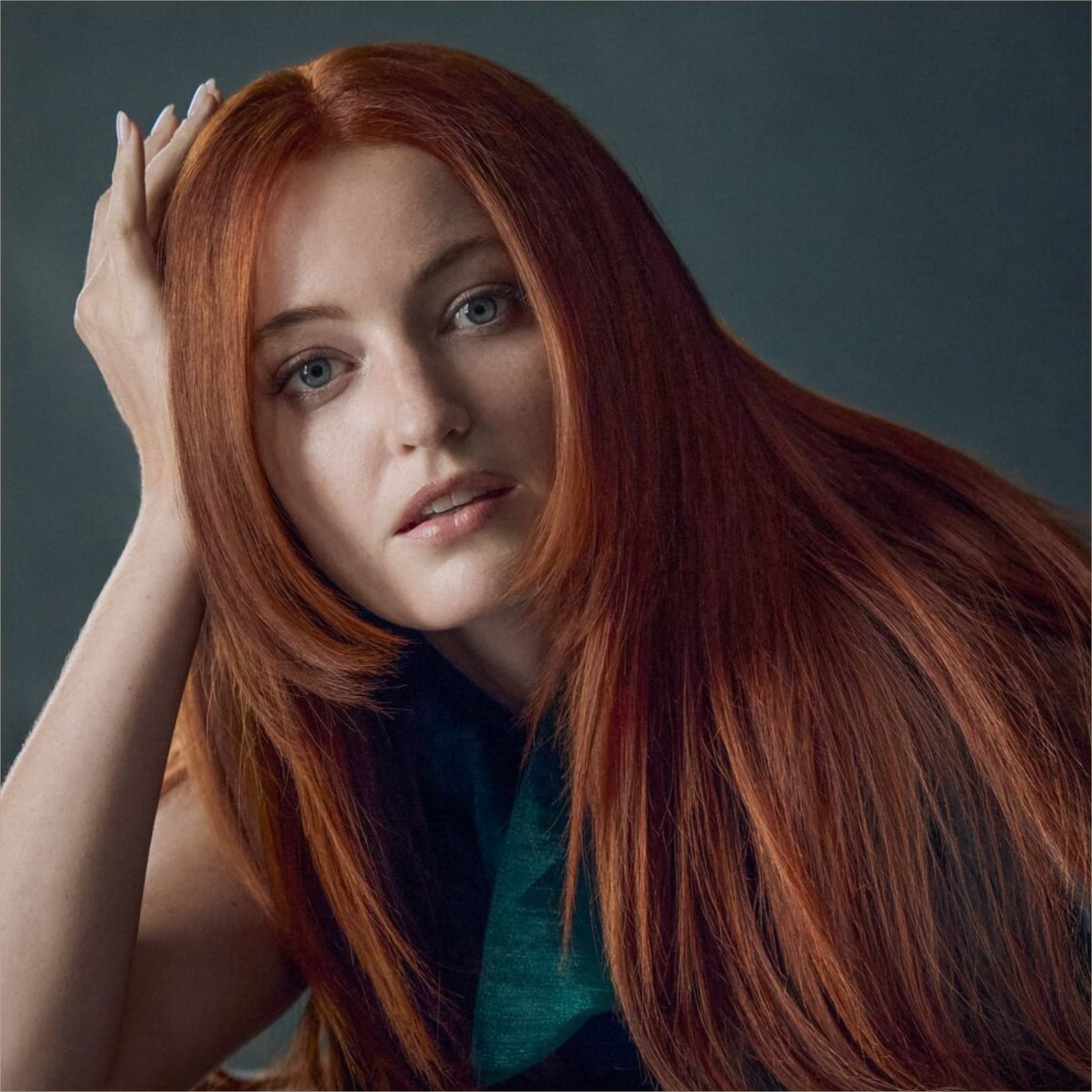 Vibrant Copper With Straight Volume Vibrant Copper With Straight Volume — Hair Color Trends