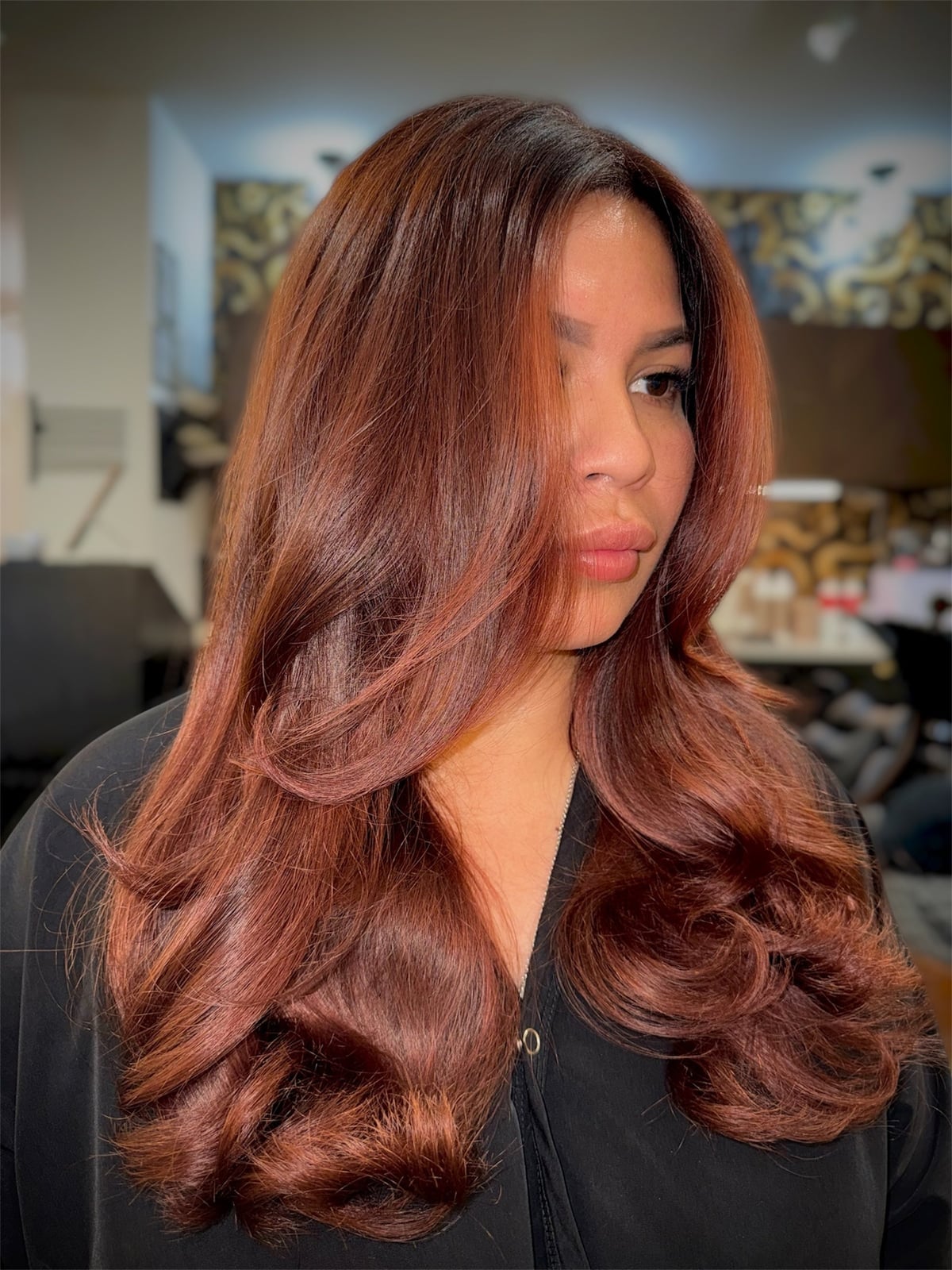 Rich Copper With Auburn Undertones, Soft Waves Rich Copper With Auburn Undertones, Soft Waves — Hair Color Trends