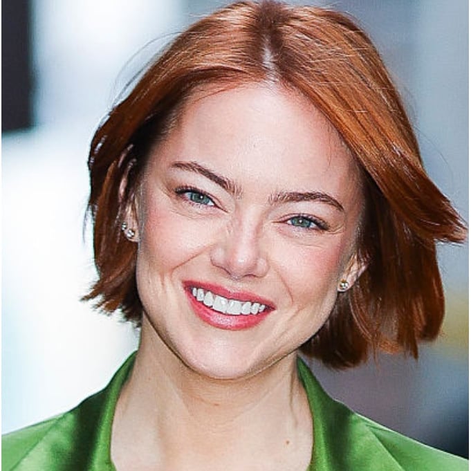 Chin Length Sharp Ginger Bob — Haircut Trends