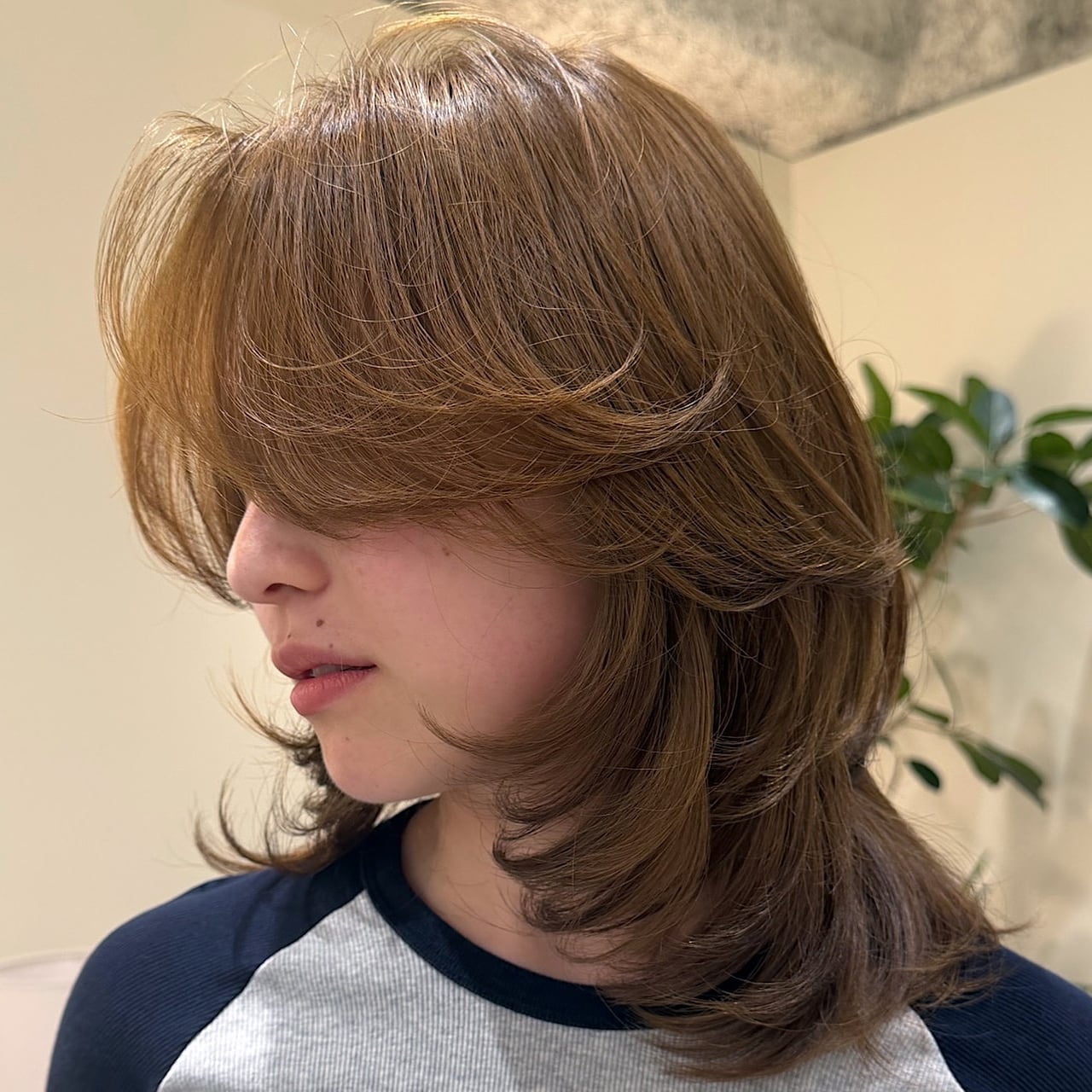 Light Brown Layered Lob With Volume — Haircuts for Fine Hair