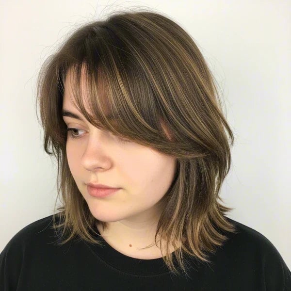Shoulder Length Shag With Wavy Texture — Haircuts for Fine Hair