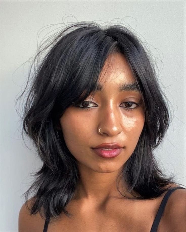 Layered Lob With Face Framing Pieces Layered Lob With Face Framing Pieces — Haircuts for Wavy Hair