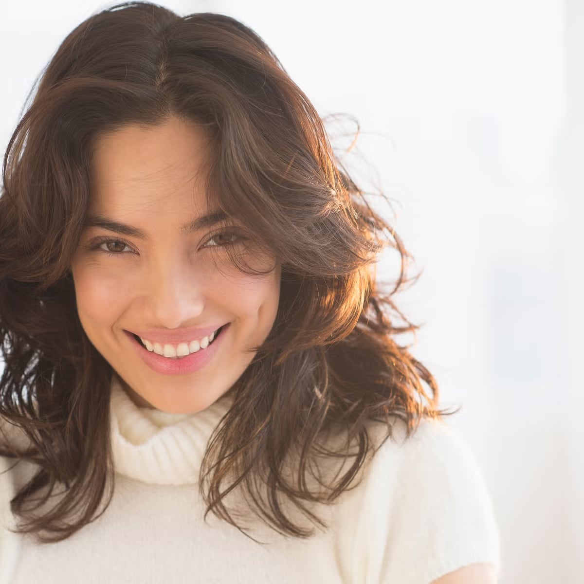 Shoulder Length Layers With Glossy Finish Shoulder Length Layers With Glossy Finish — Haircuts for Wavy Hair