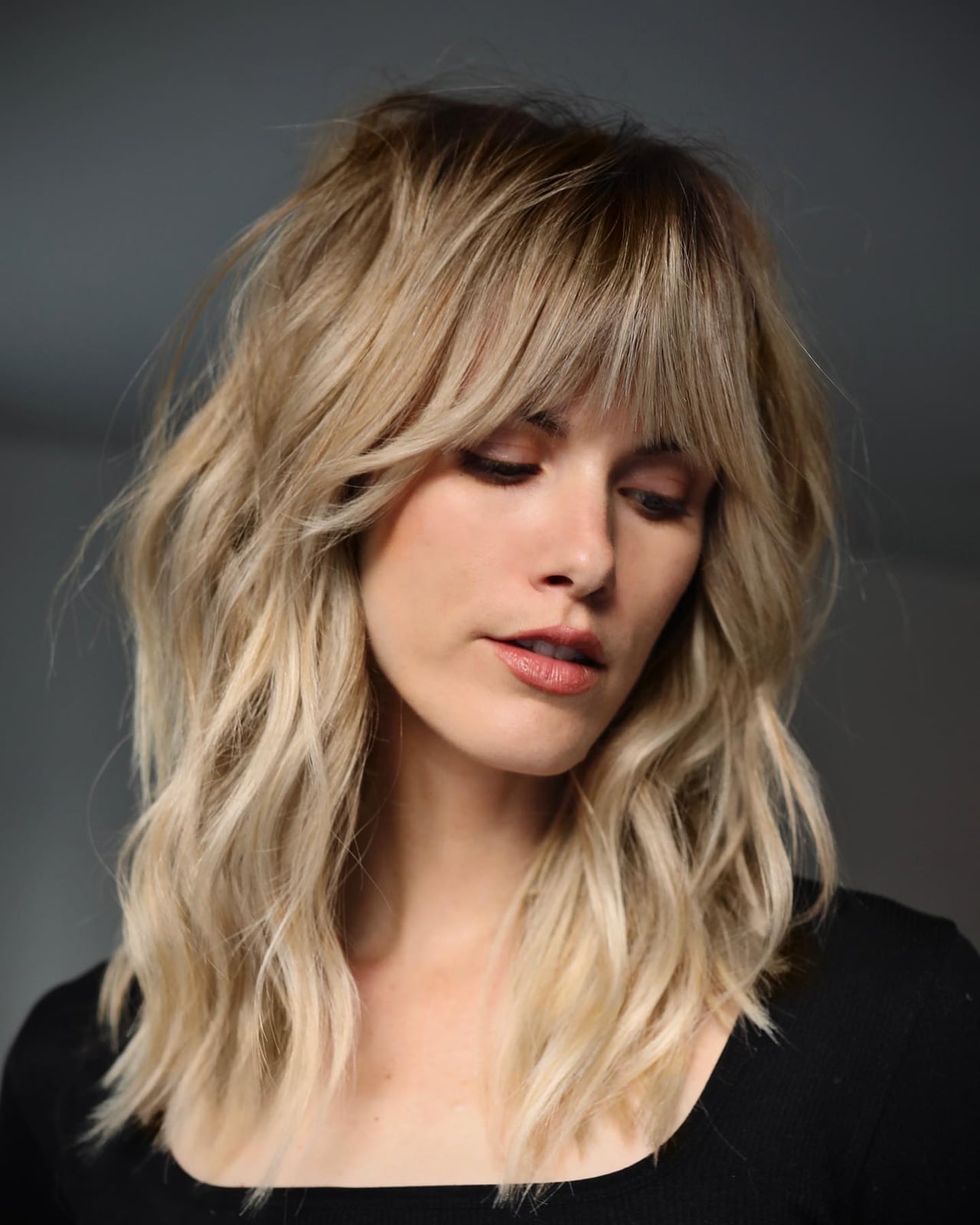 Shoulder Length Layers With Volume Shoulder Length Layers With Volume — Haircuts for Wavy Hair