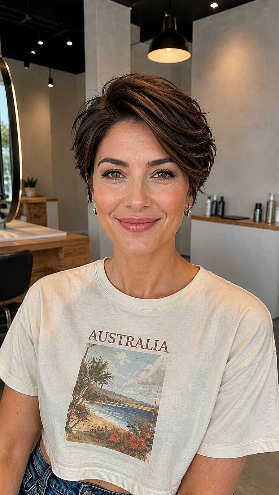 Thick Pixie With Voluminous Blowout Thick Pixie With Voluminous Blowout — Haircuts for Women