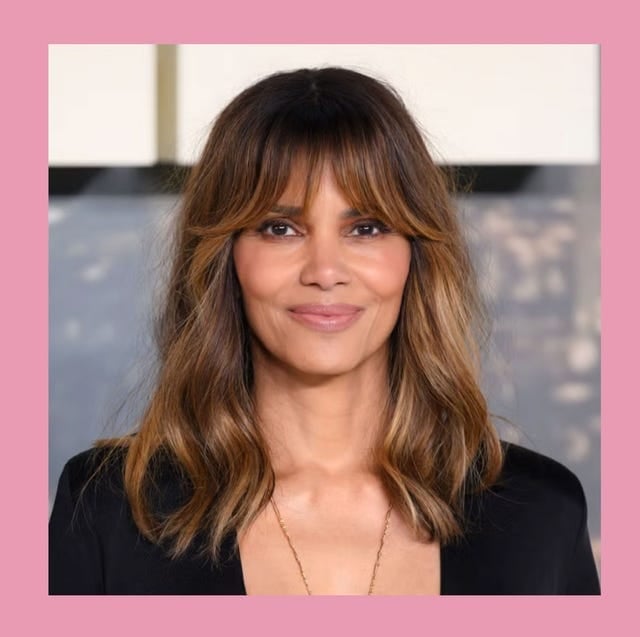 Mid-Back Layers With Full Bangs Mid-Back Layers With Full Bangs — Haircuts for Women