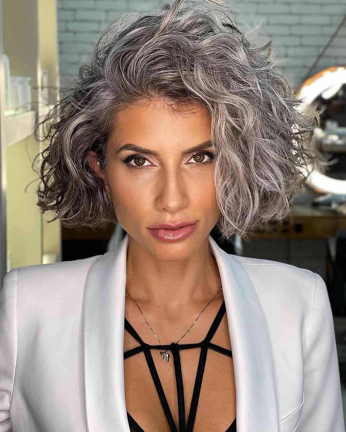 Collarbone Lob With Soft Layers Collarbone Lob With Soft Layers — Haircuts for Women Over 40