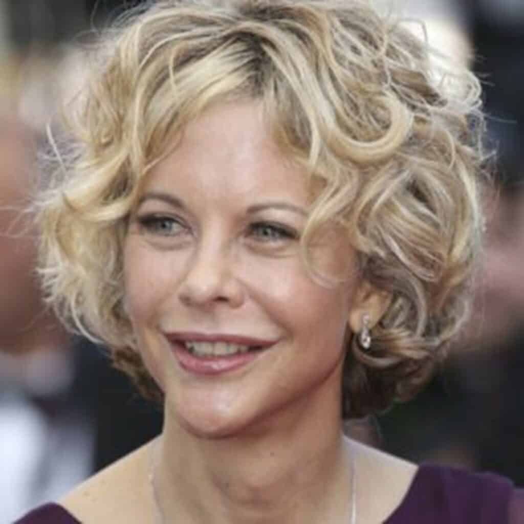 Chin Length Layered Bob With Defined Curls Chin Length Layered Bob With Defined Curls — Haircuts for Women Over 60
