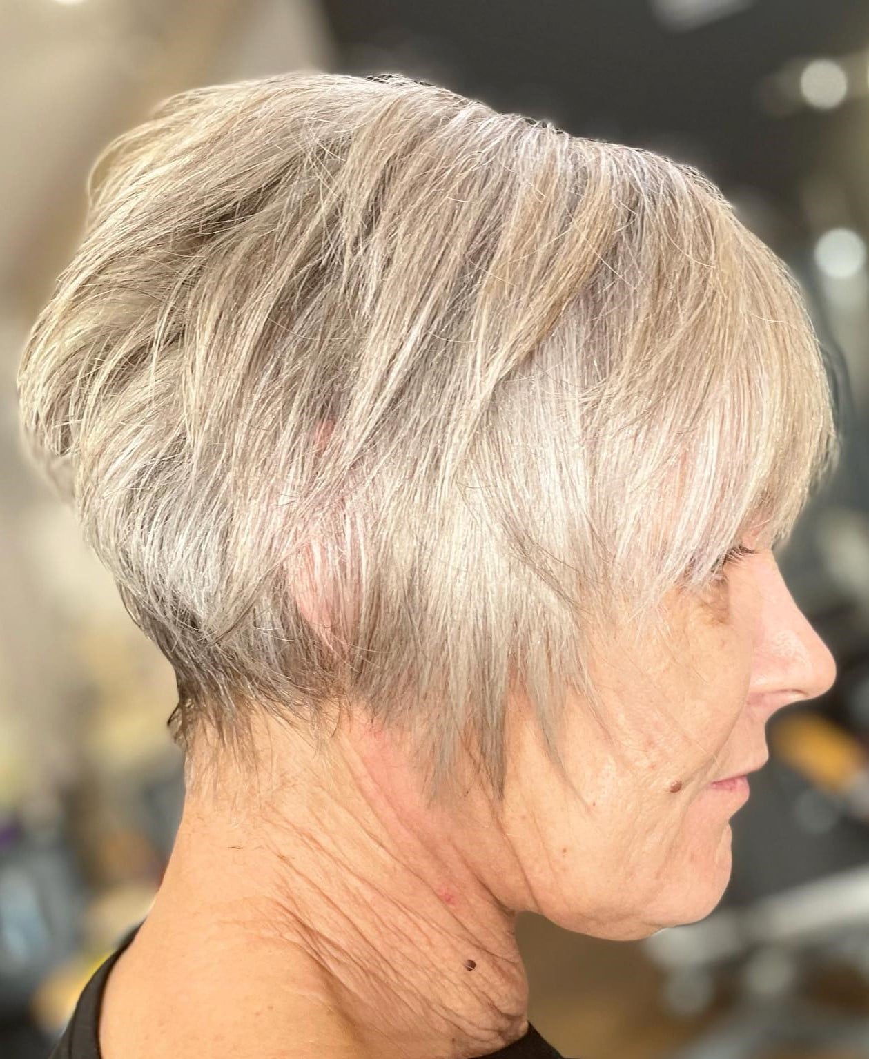 Layered Pixie With Tousled Finish — Haircuts for Women Over 70