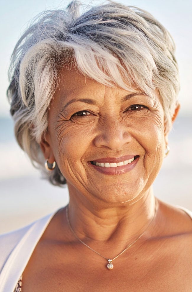 Voluminous Layered Bob With Soft Waves — Haircuts for Women Over 70