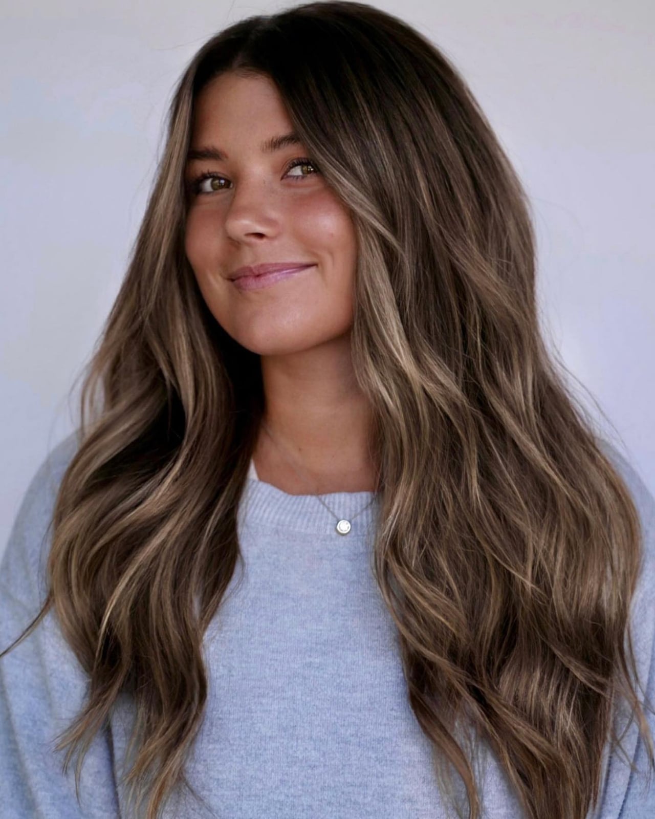 Dimensional Blonde Highlights With Smooth Blowout — Highlights on Dark Hair